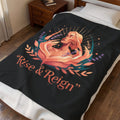 "Rise & Reign" Goddess plush blanket