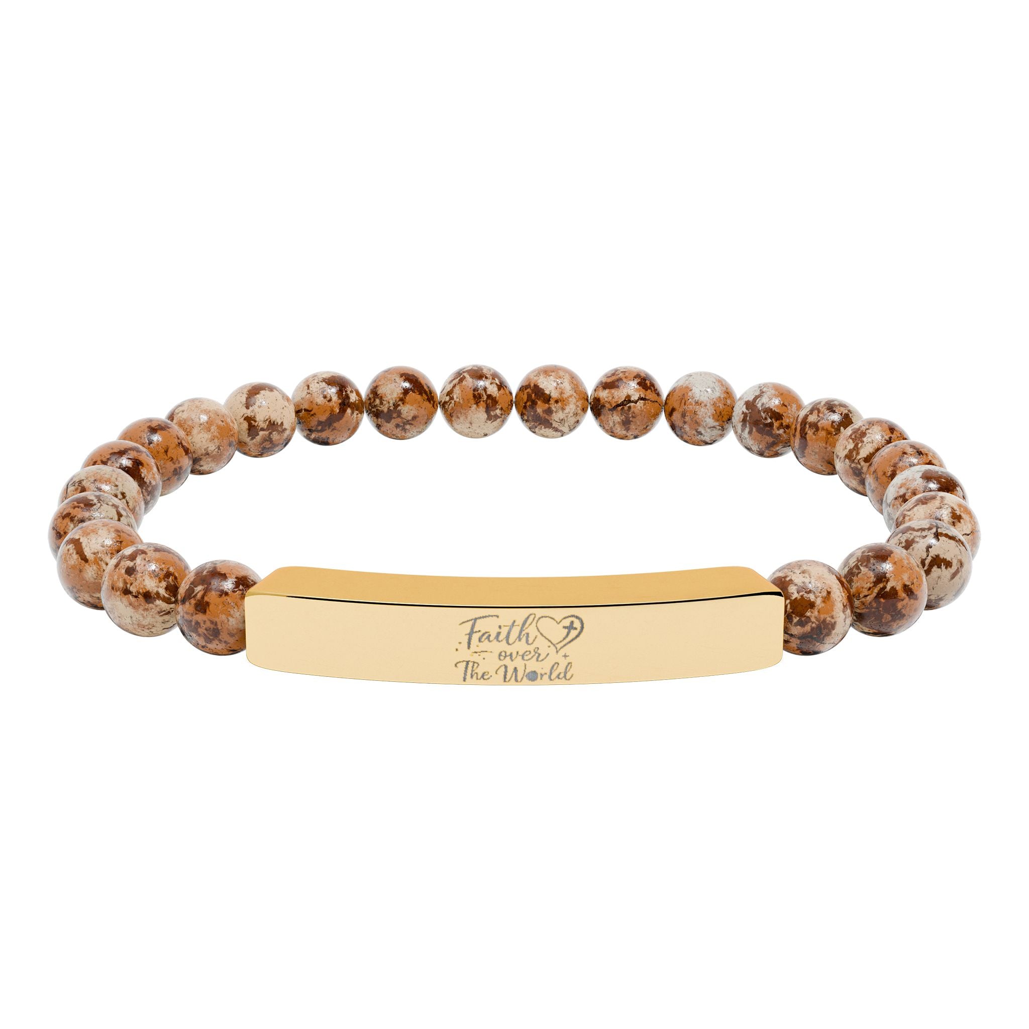 Faith Stone Bar Bracelet