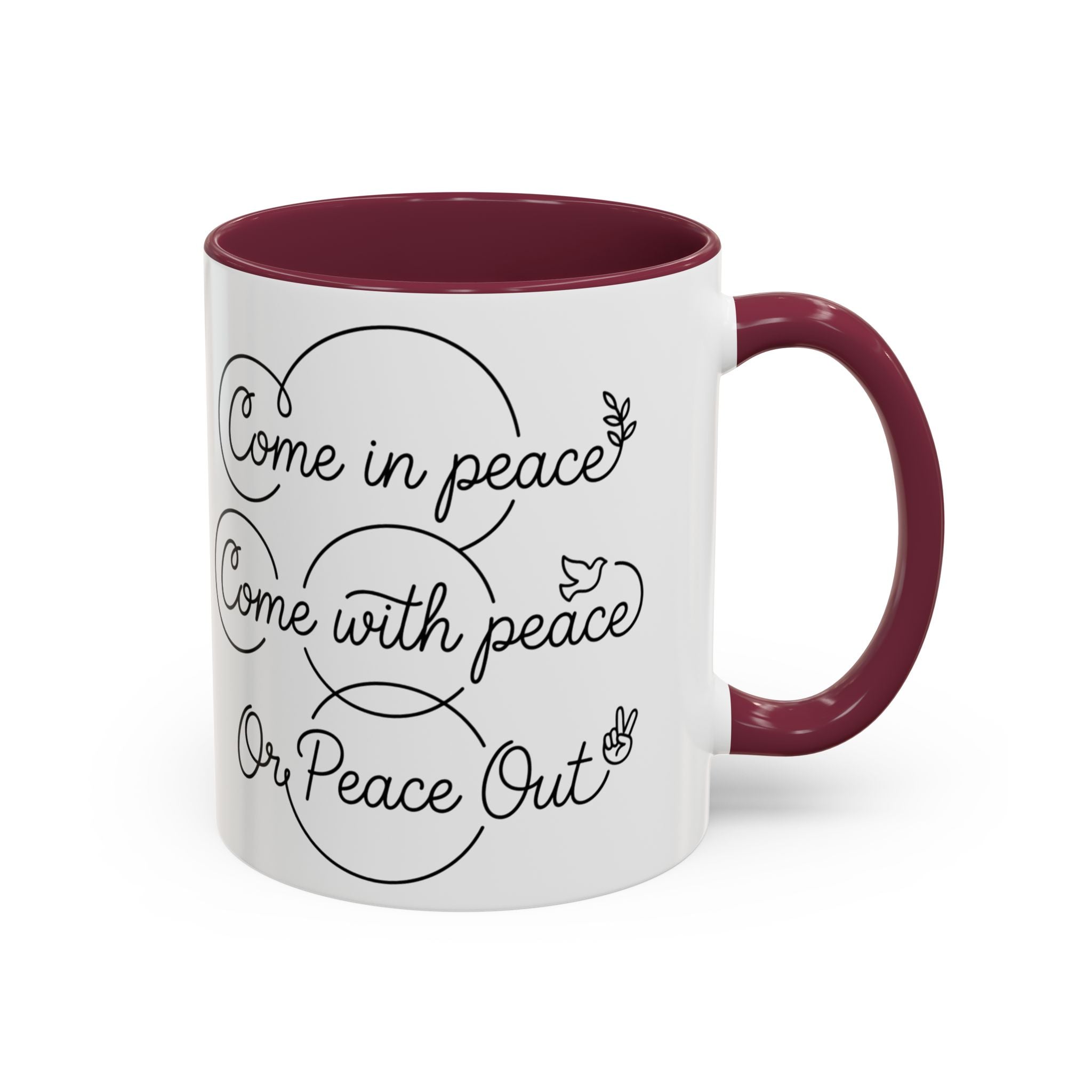 Peace Out"  Mug