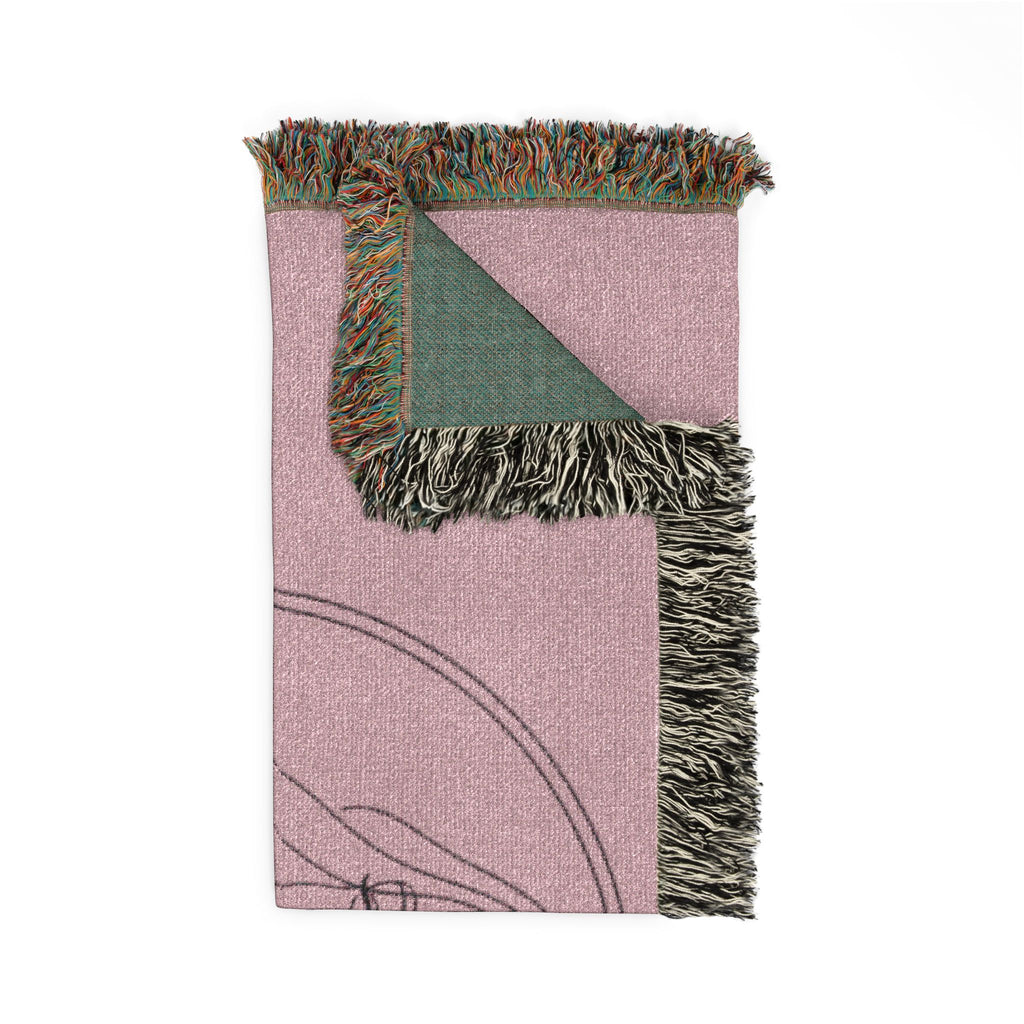 Cuddle up with Iconic woven blanket