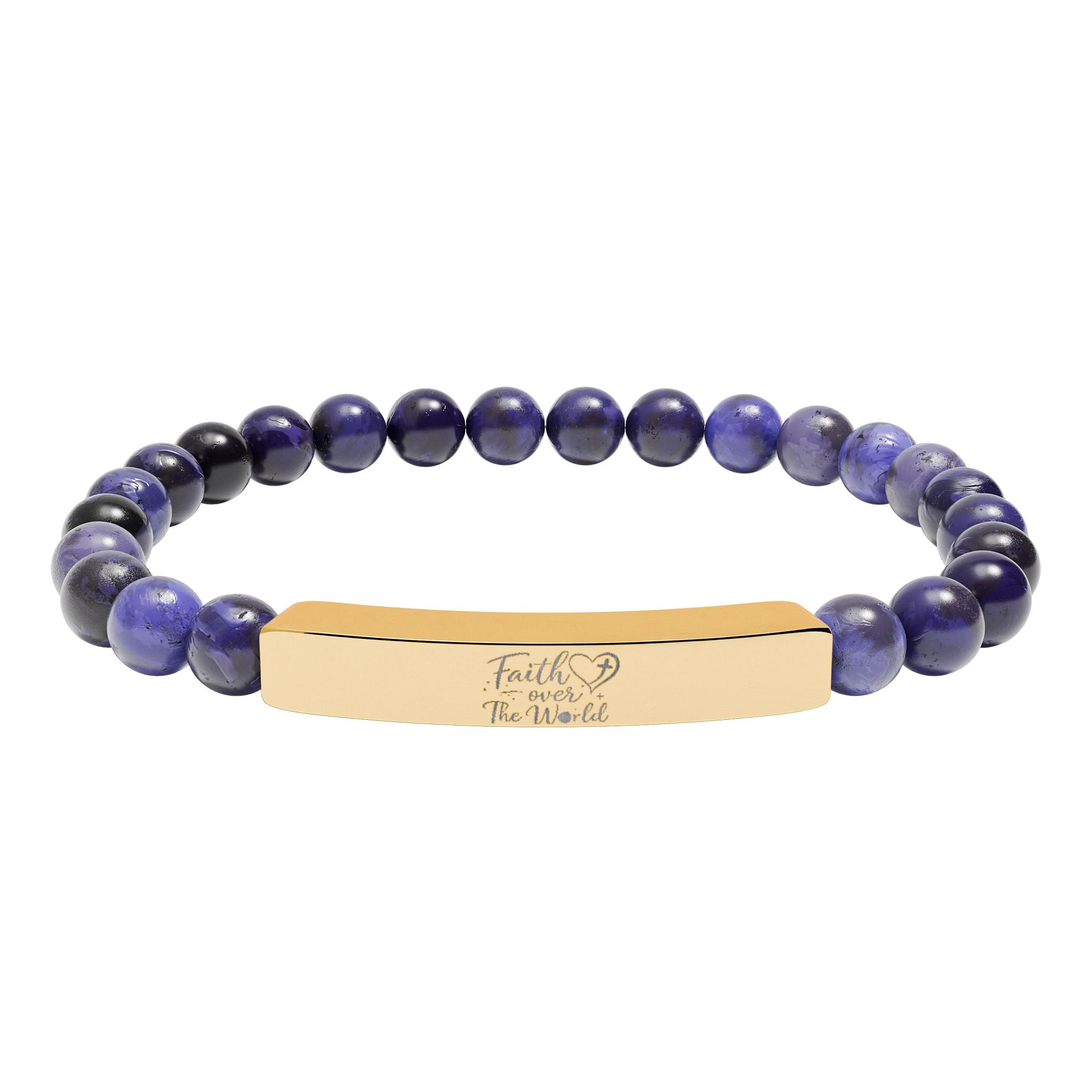 Faith Stone Bar Bracelet