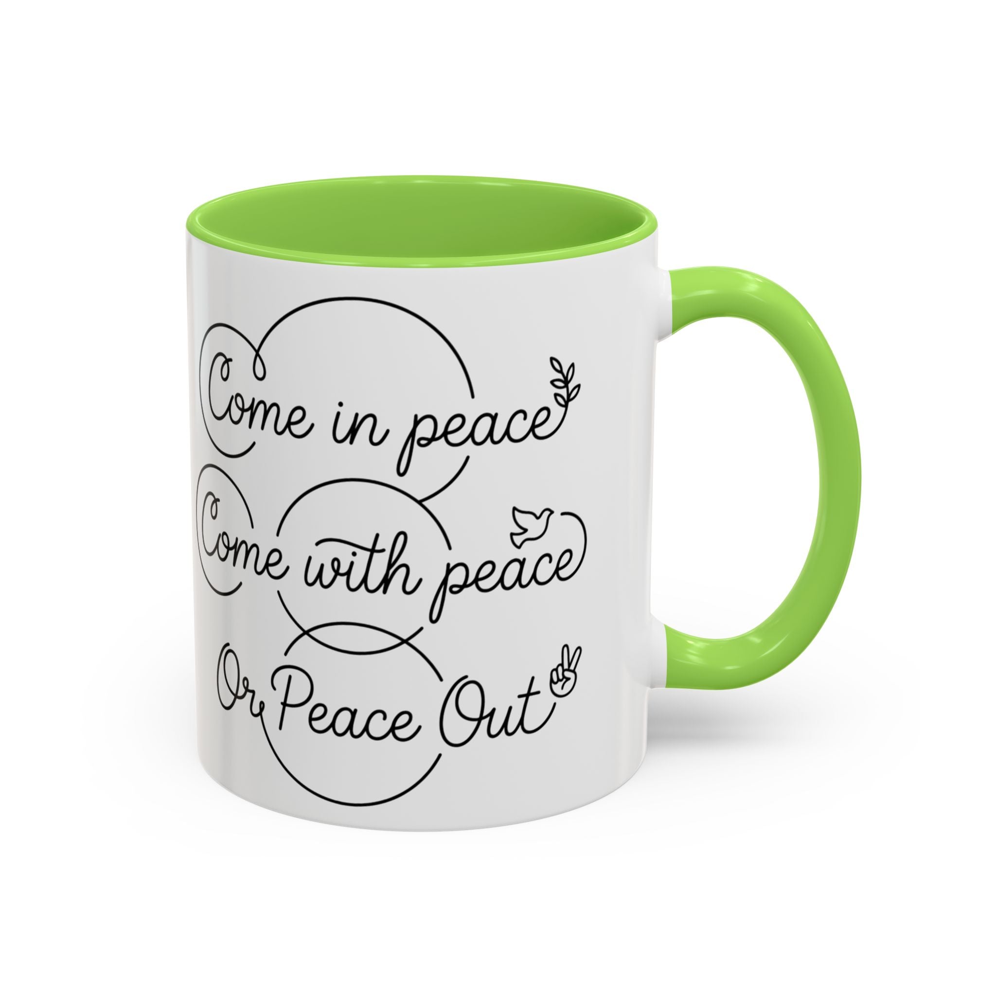 Peace Out"  Mug