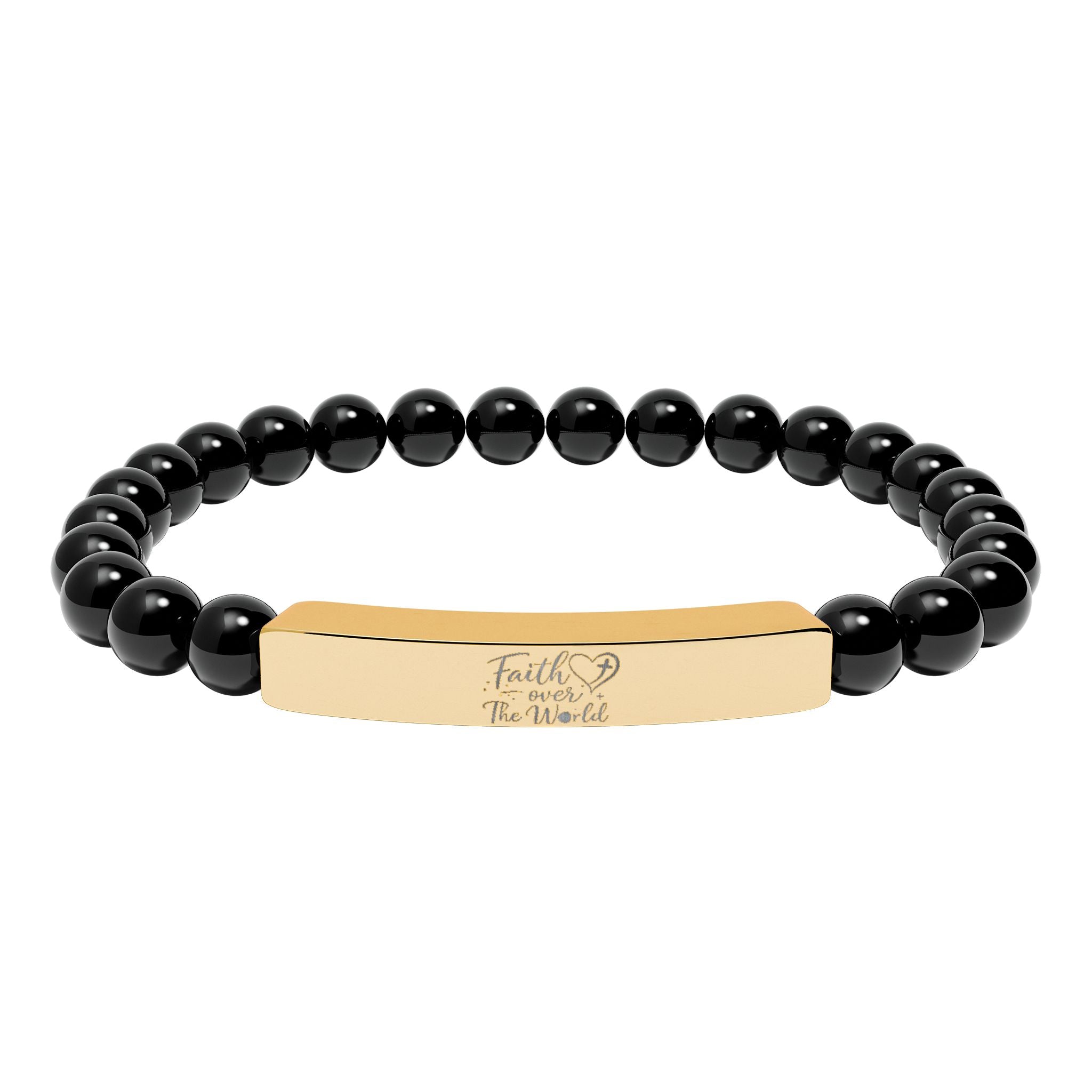 Faith Stone Bar Bracelet
