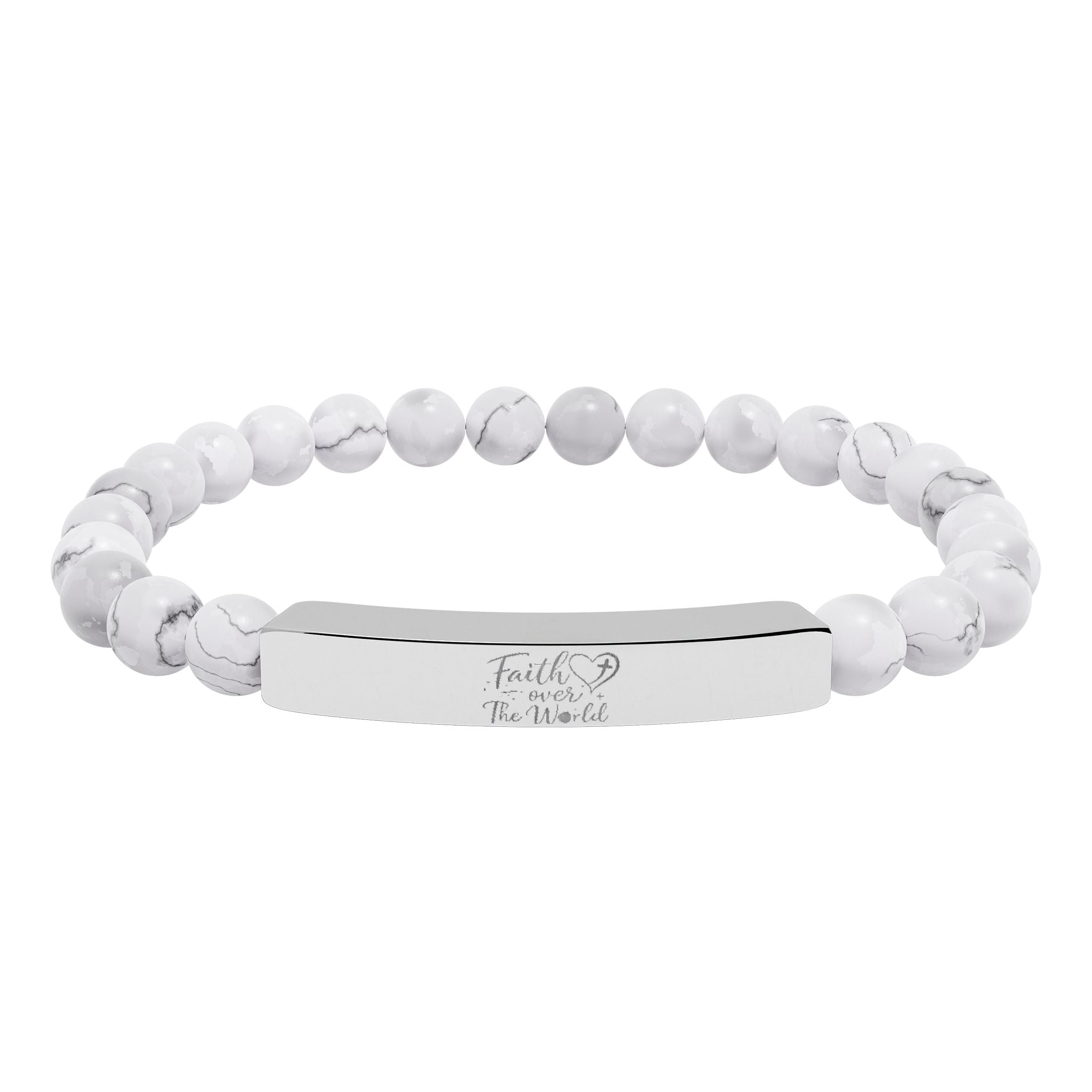 Faith Stone Bar Bracelet