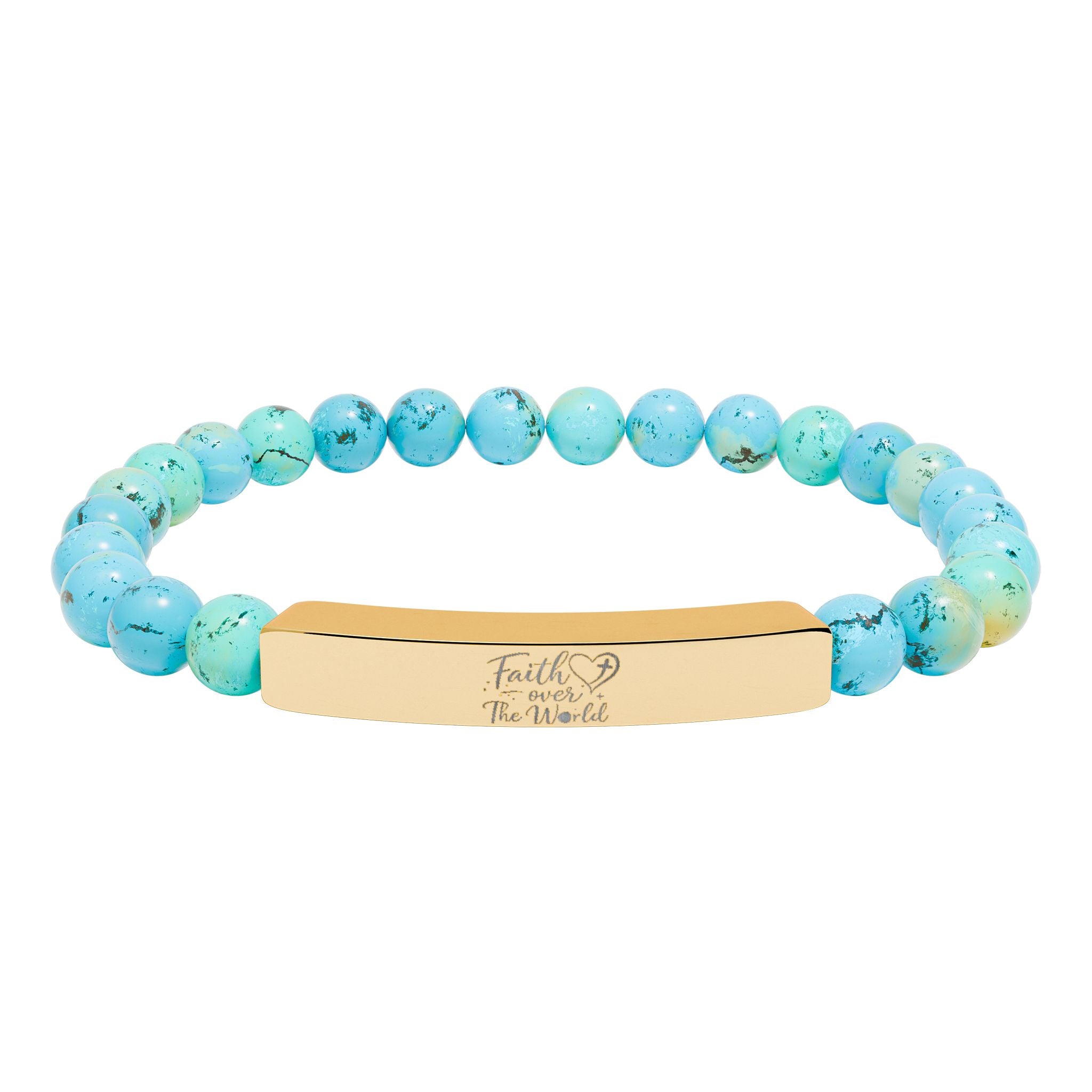 Faith Stone Bar Bracelet