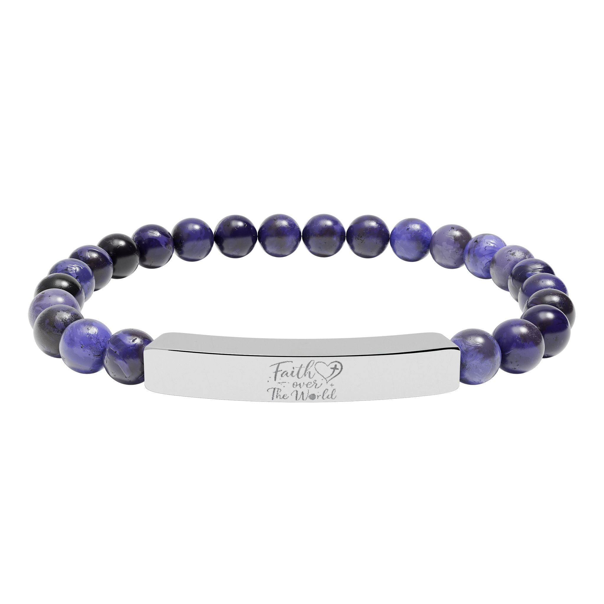 Faith Stone Bar Bracelet