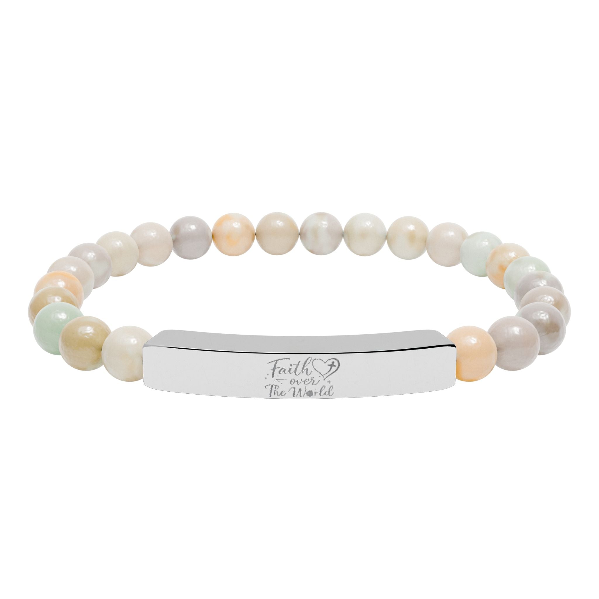 Faith Stone Bar Bracelet
