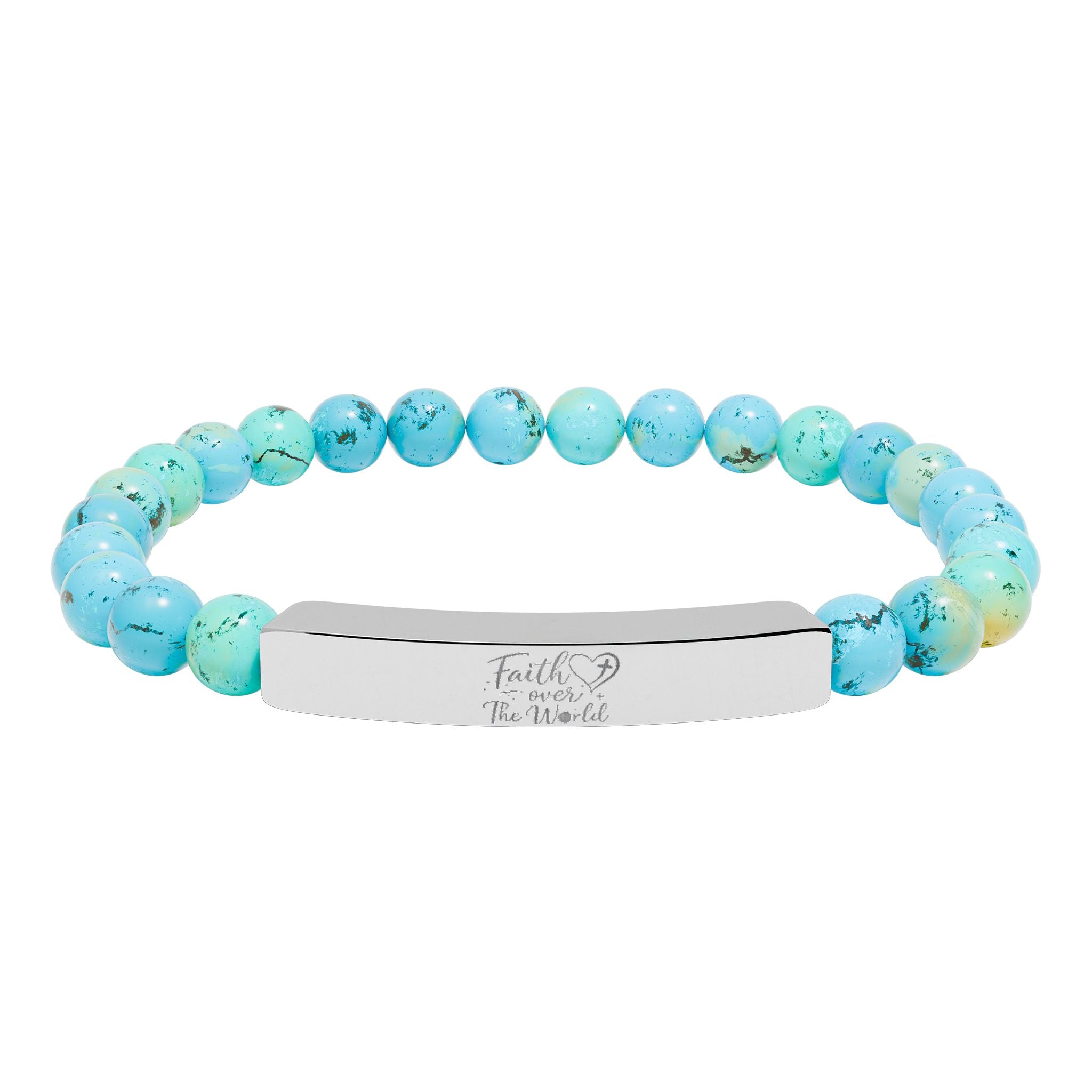 Faith Stone Bar Bracelet