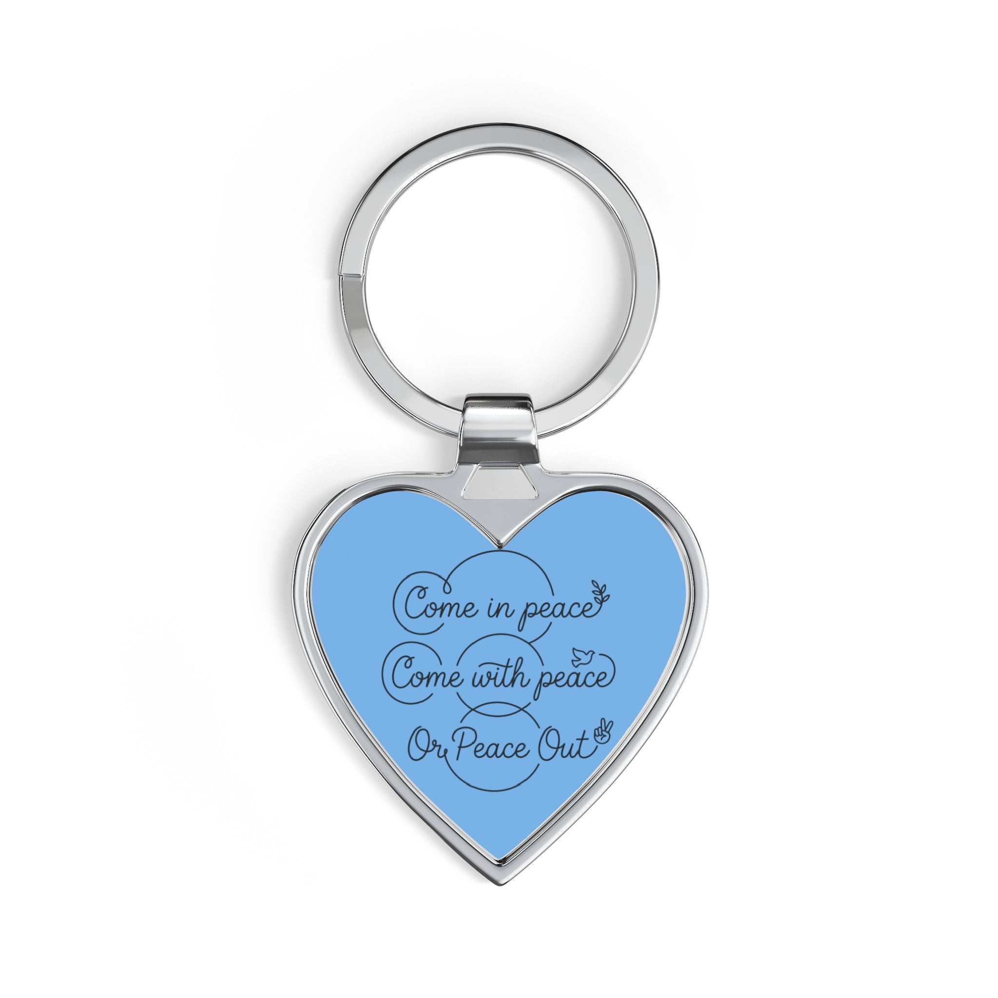 Peace Out Keychain