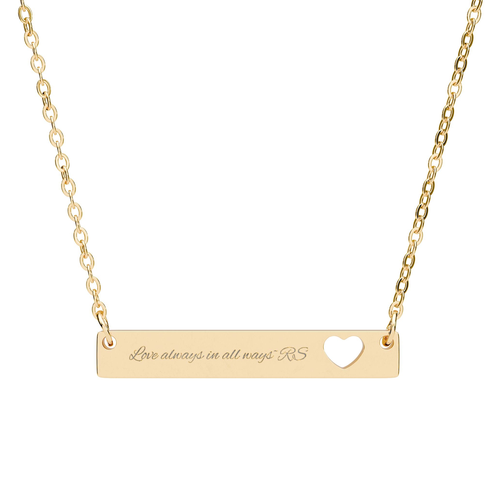 Love you necklace