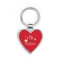 Me vs Emotions Red Heart Keychain