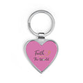 Faith Over The World Keychain